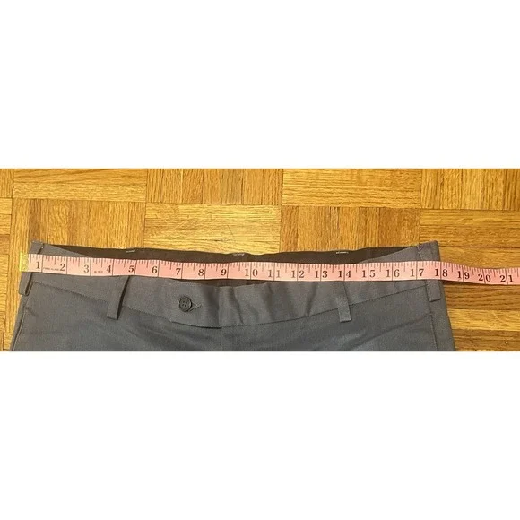 Assembly New York Gray Suiting Flat Front‎ Pants XL Made in USA NWT